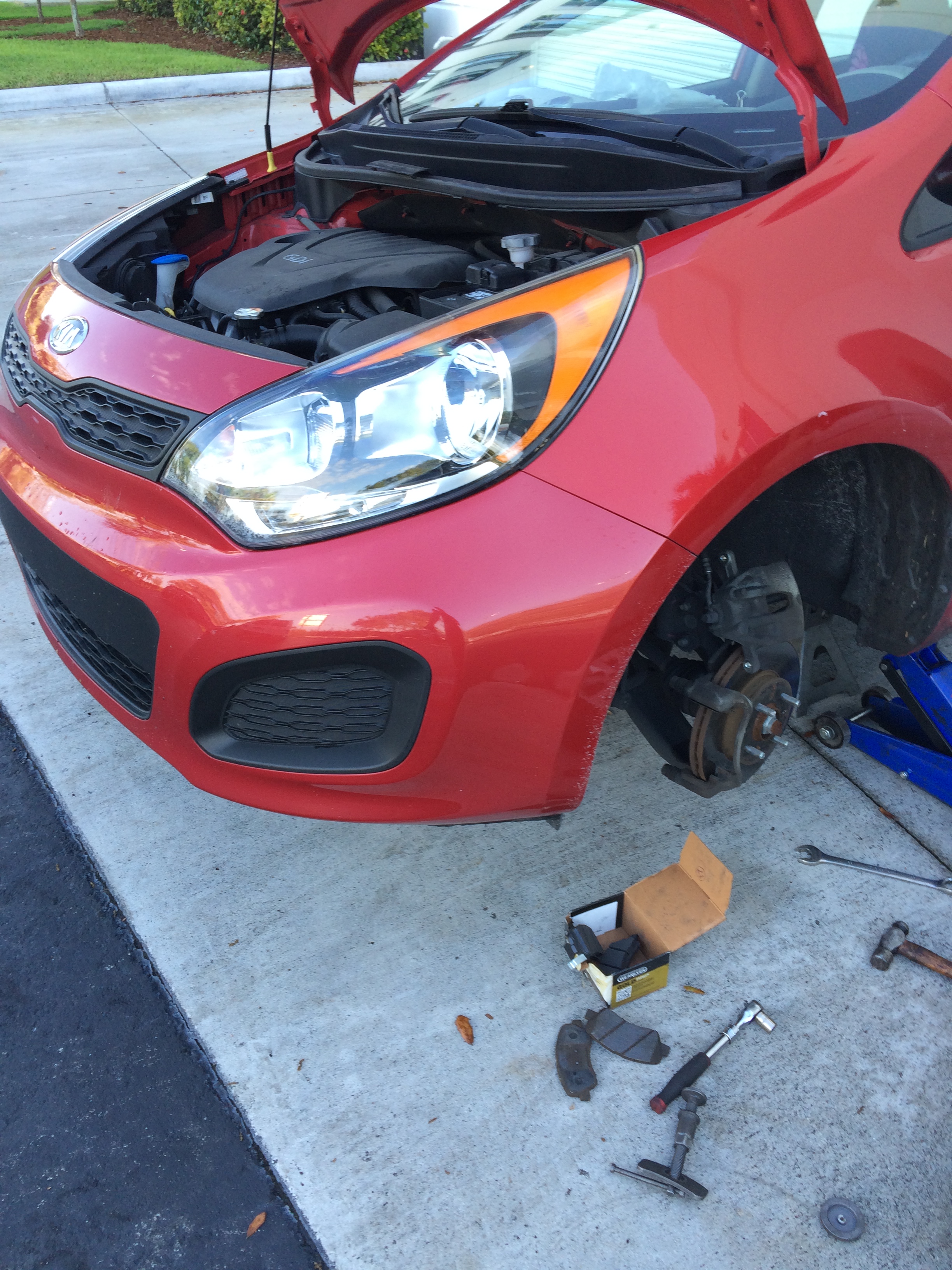 Brakes replacement on the Spot!
