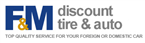 F and M Discount Tire and Auto Service
