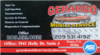 Gerardo Mobile Service