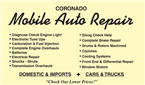 Coronado Mobile Auto Repair