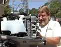 Phil Tomko has over 32 years experience in repairing outboard engines.
