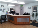 Our reception desk and waiting room